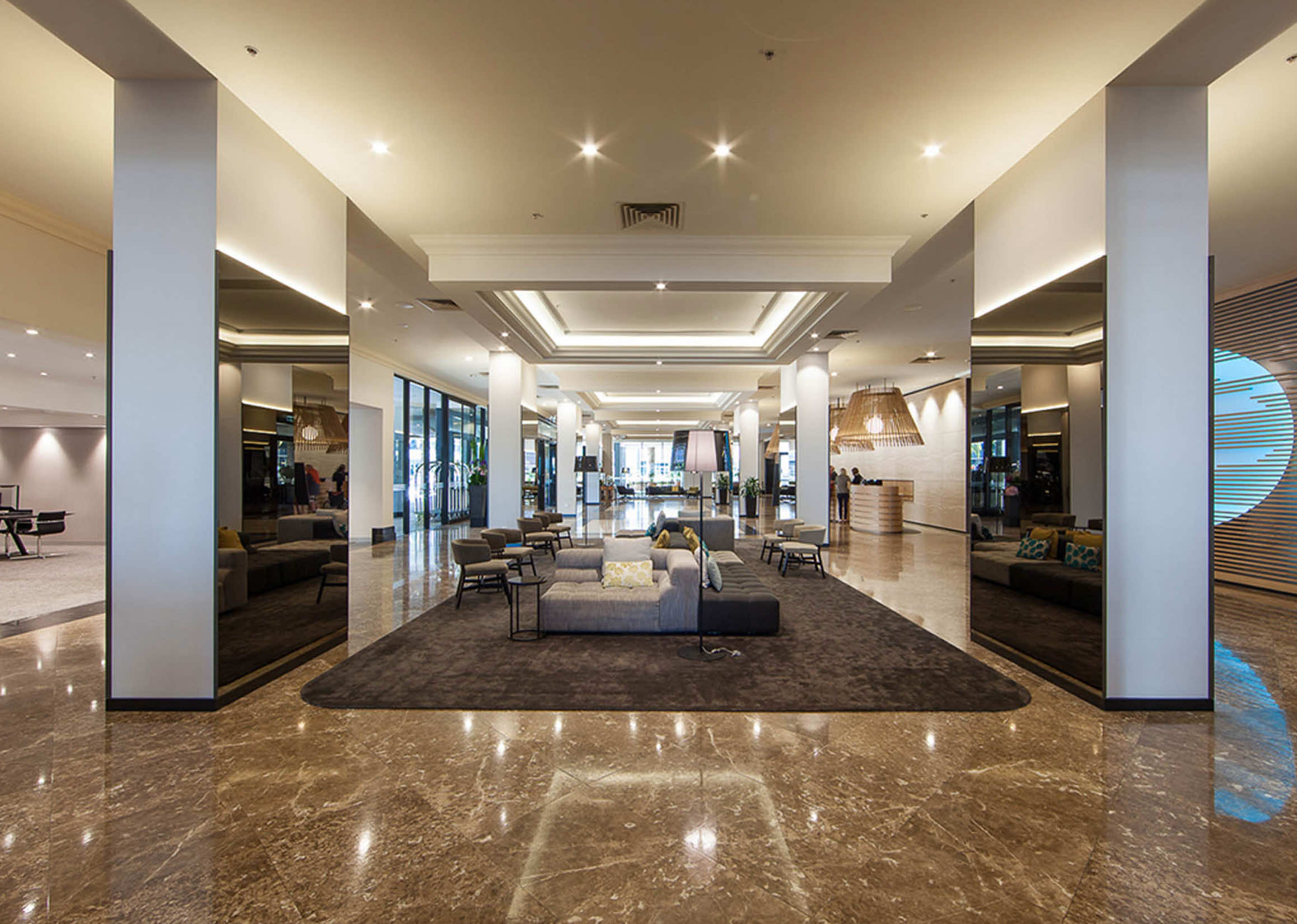 Photo of the electrical work completed at the Great Southern Hotel